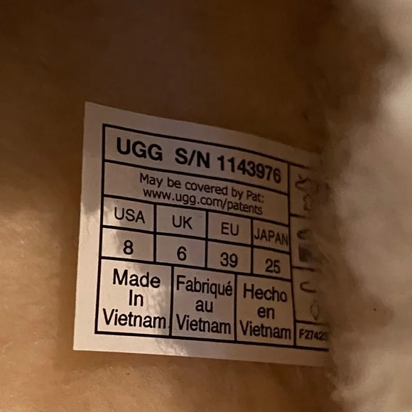 UGG Tazz UGG Braid Slippers Natural 9 New in Box - Picture 10 of 16